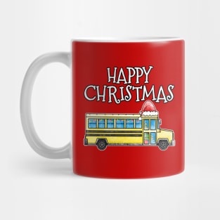 Christmas School Bus Driver Xmas 2022 Mug